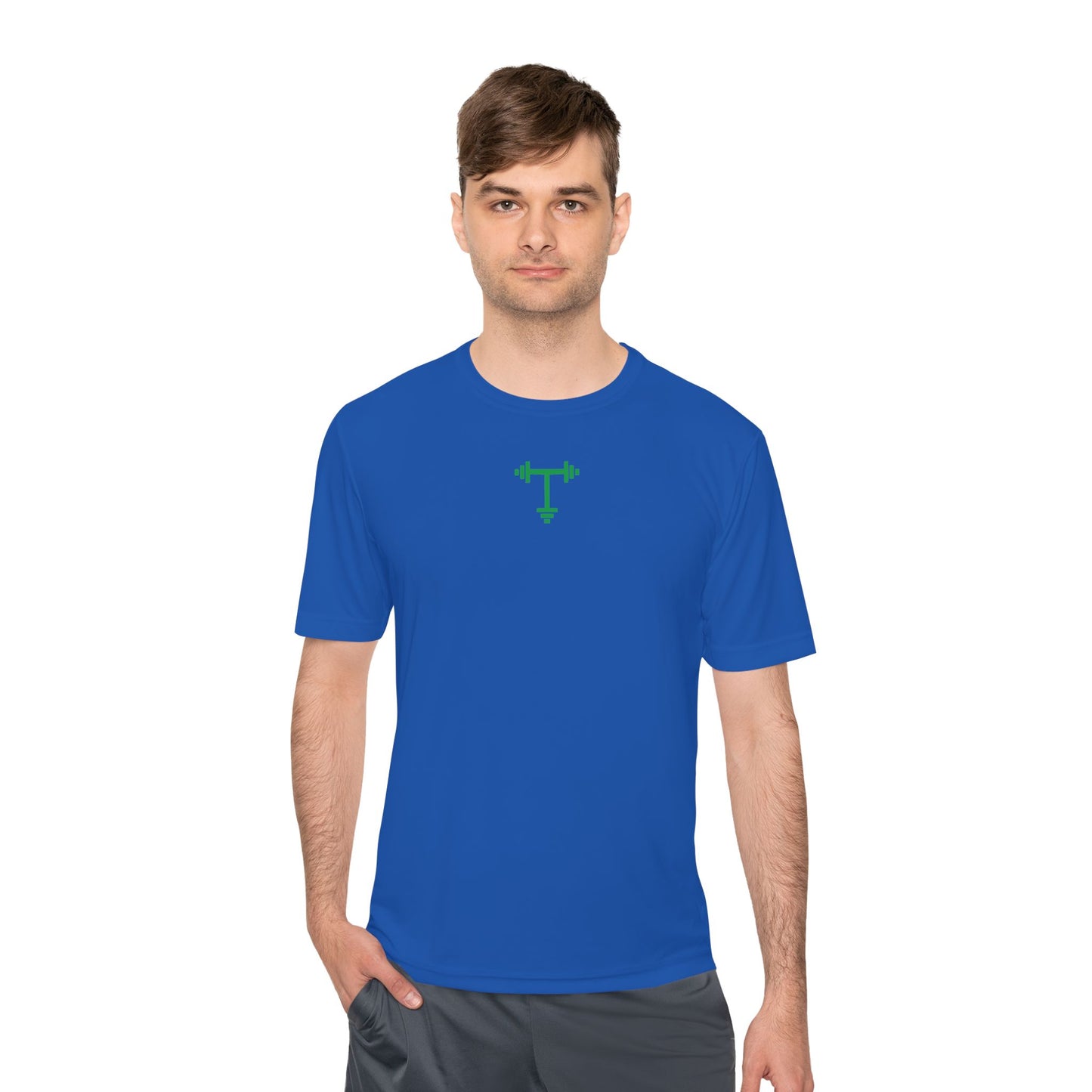 Unisex Moisture-Wicking Fitness Tee - 'No Days Off' Workout Shirt