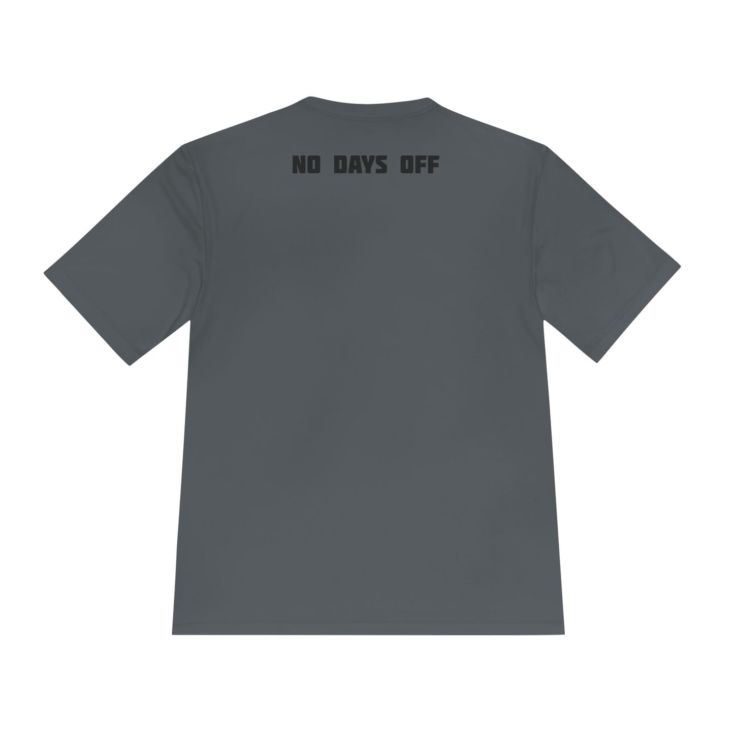 Unisex Moisture-Wicking Fitness Tee - 'No Days Off' Workout Shirt