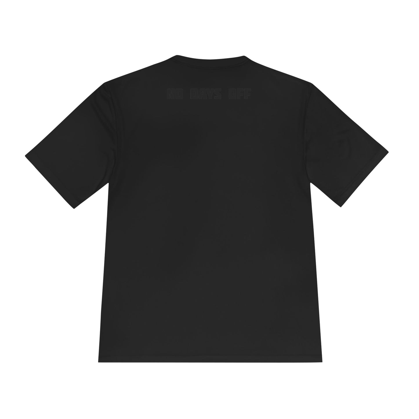 Unisex Moisture-Wicking Fitness Tee - 'No Days Off' Workout Shirt