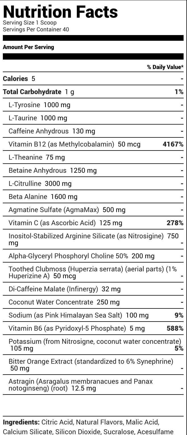 Raw Nutrition Thavage Pre-Workout - Blackberry Lemonade