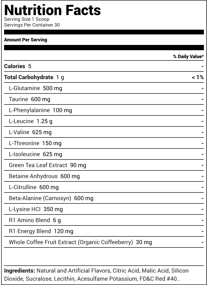 Rule One Proteins - Pre-Aminos Energy - Rainbow Candy
