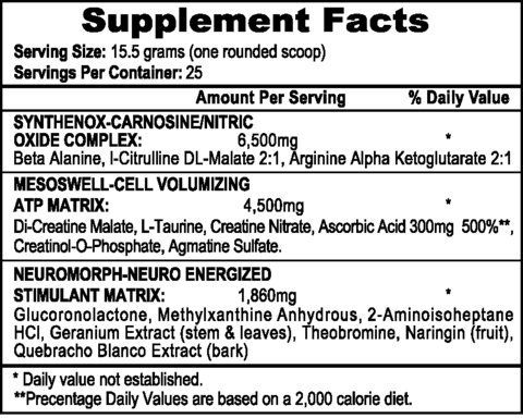 Mesomorph Pre-Workout - Rocket Pop