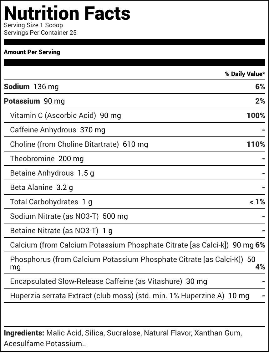 RYSE Supplements Pre-Workout - Sunny D