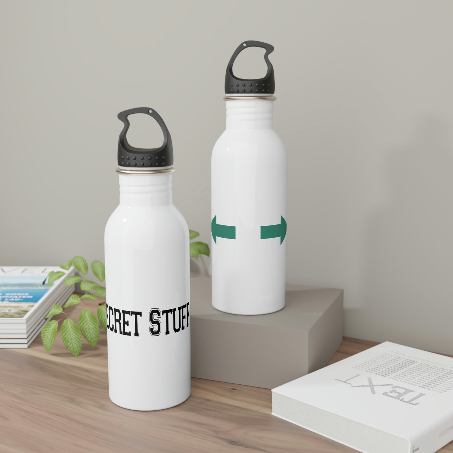 Secret Stuff Stainless Steel Water Bottle