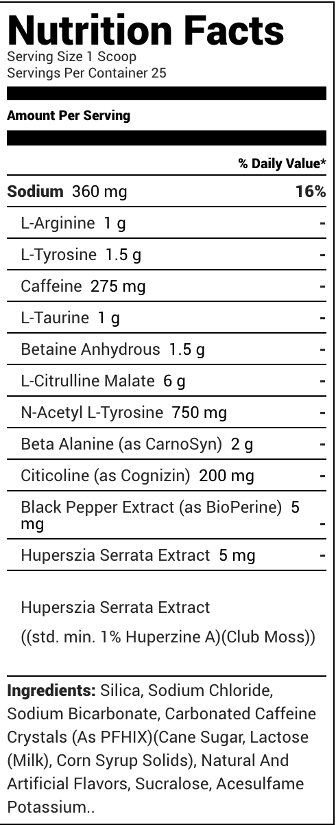 RYSE Supplements Pre-Workout - Freedom Rocks